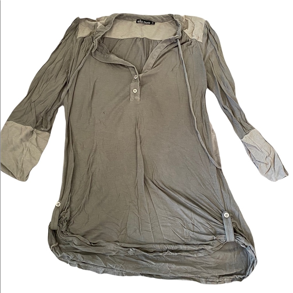 Ella Moss Henley tee shirt